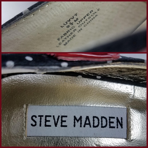 Rockabilly Pin Up Pumps Heels Steve Madden Luvvy - Picture 8 of 8